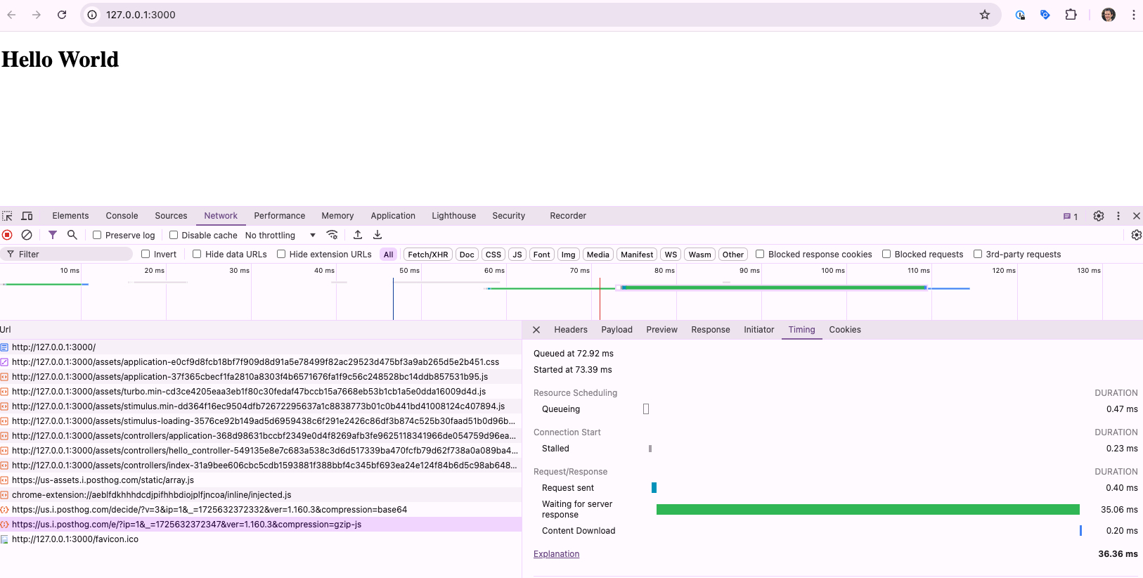 page speed of using dynamic configuration